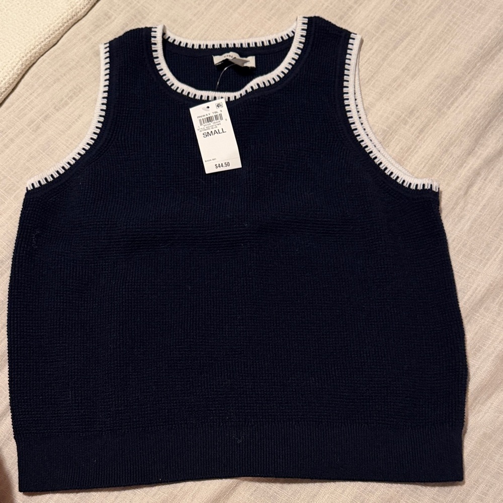 Navy Blue Women's Tank Top